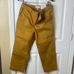NWT Liz Claiborne Kemmerer Gold Classic Ankle Pants Size 10 Casual Stretch Cute!